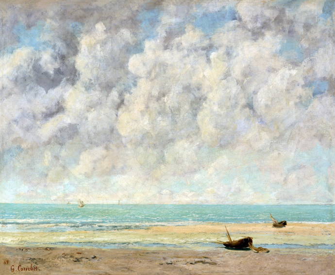 Спокойное море / Густав Курбе - Gustave Courbet