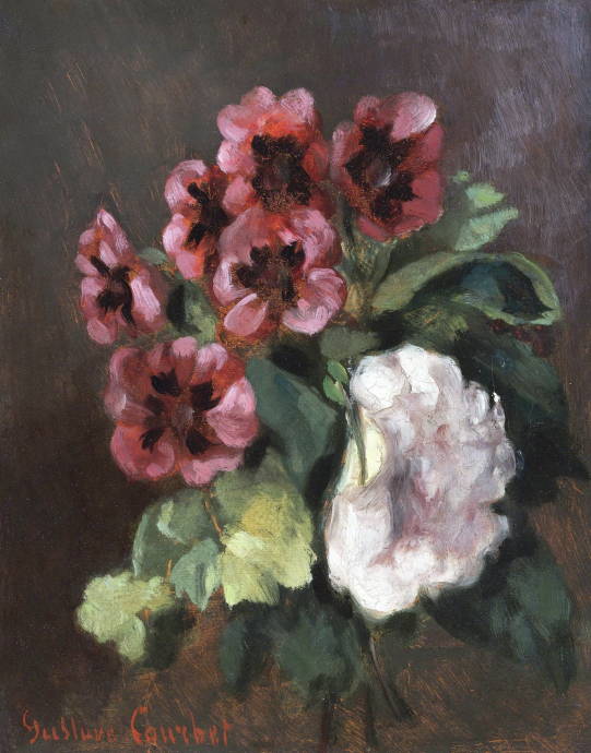 Букет цветов / Густав Курбе - Gustave Courbet