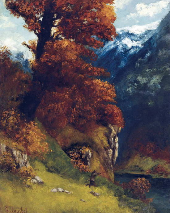 Охота / Густав Курбе - Gustave Courbet