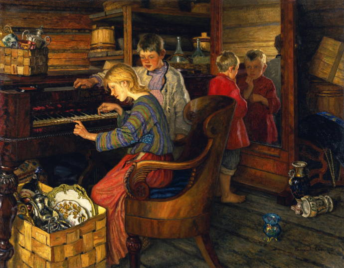 Дети за пианино / Богданов - Бельский Николай Петрович - Bogdanov