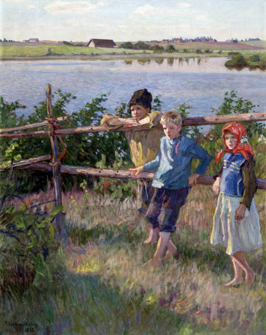 Дети на озере / Богданов - Бельский Николай Петрович - Bogdanov