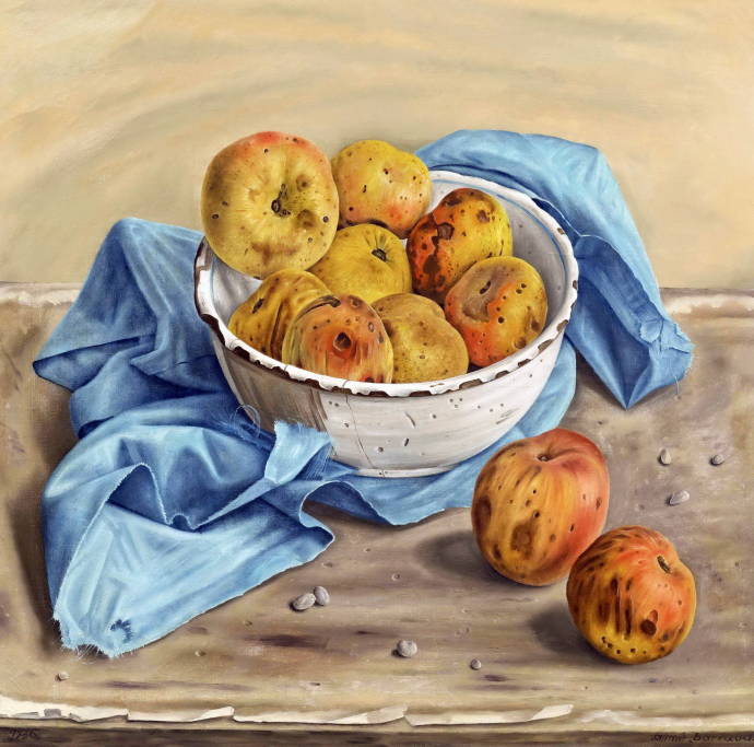Натюрморт с яблоками / Айме Баррауд - Aime Barraud