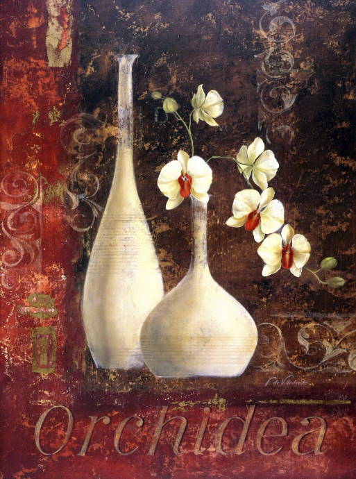 Кувшины. Орхидеи / Фабрис Де Вильнев - Fabrice De Villeneuve