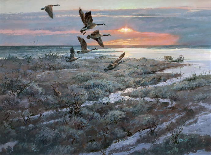 Гуси, летящие над болотом / Джеймс Робинсон - James Robinson