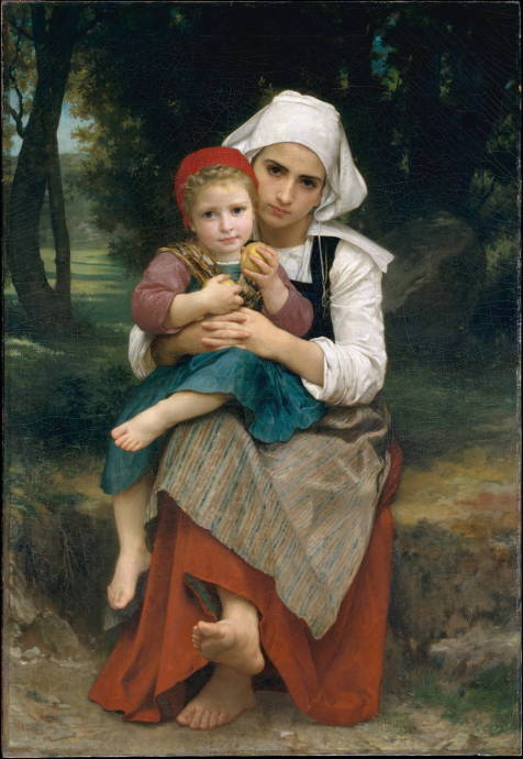 Брат и сестра / Адольф Вильям Бугеро - Adolphe William Bouguereau