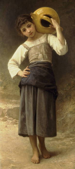 Девушка из фонтана / Адольф Вильям Бугеро - Adolphe William Bouguereau