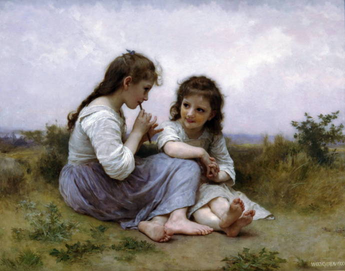 Детство. 1900 г. / Адольф Вильям Бугеро - Adolphe William Bouguereau