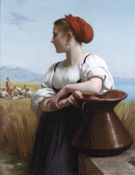 Жнец. 1868 г. / Адольф Вильям Бугеро - Adolphe William Bouguereau
