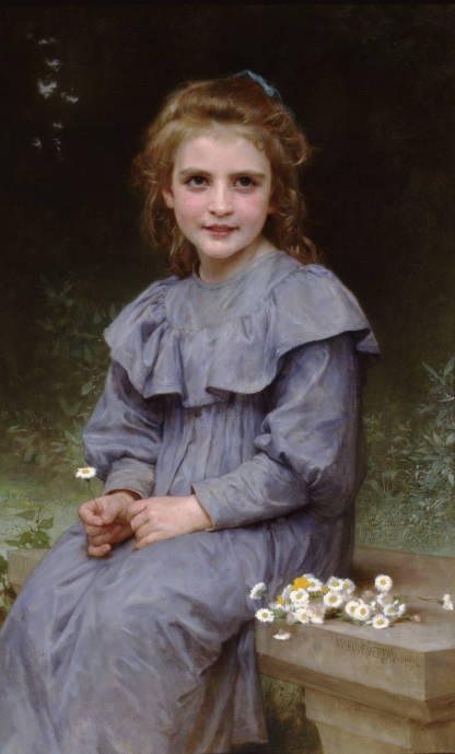 Молодая. 1894 г. / Адольф Вильям Бугеро - Adolphe William Bouguereau