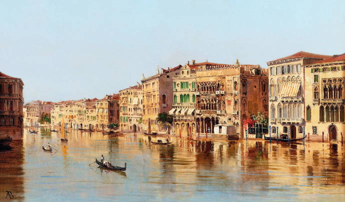 Венеция. Большой канал / Антониетта Бранде - Antonietta Brandeis