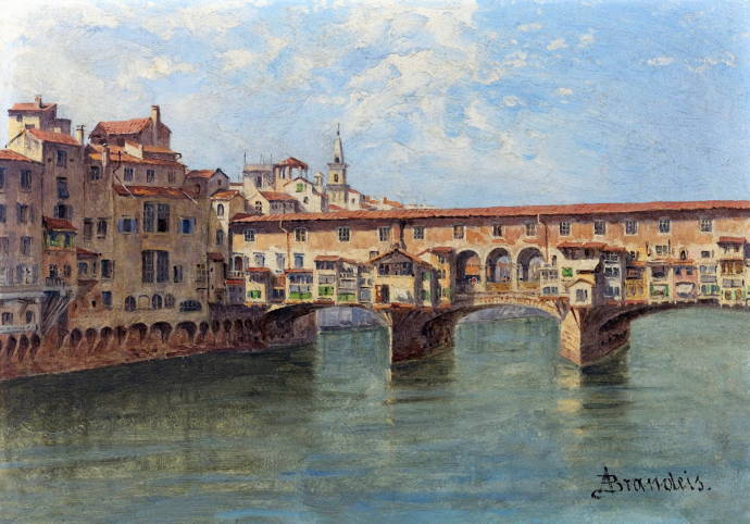 Флоренция. Старый мост / Антониетта Бранде - Antonietta Brandeis