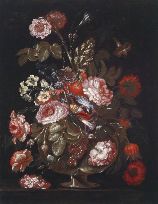 Натюрморт из цветов / Бартоломео Лигоззи - Bartolomeo Ligozzi