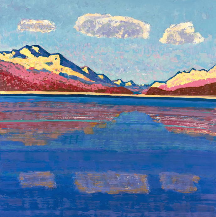 Голубой день на озере. 1934 г. / Вальтер Ропеле - Walter Ropele