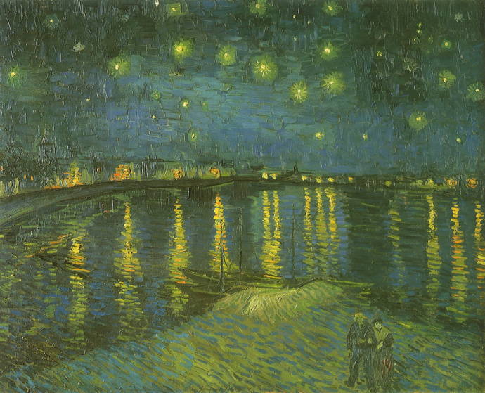 Звёздная ночь над Роном / Винсент Вильям Ван Гог - Vincent William van Gogh