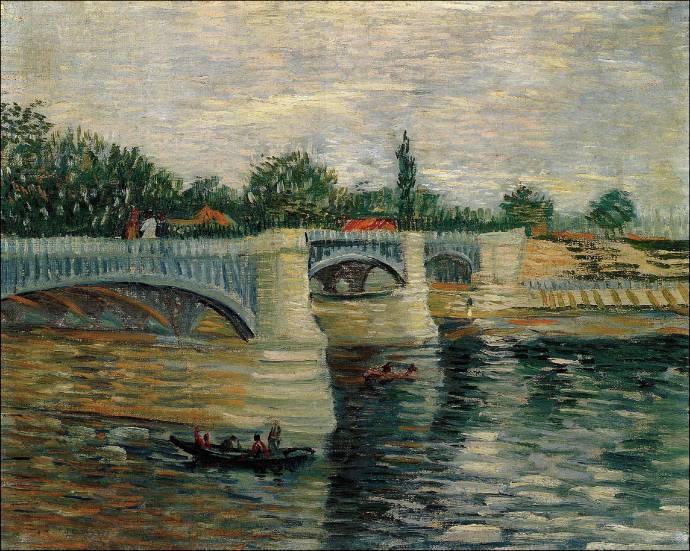 Мост через Сену / Винсент Вильям Ван Гог - Vincent William van Gogh