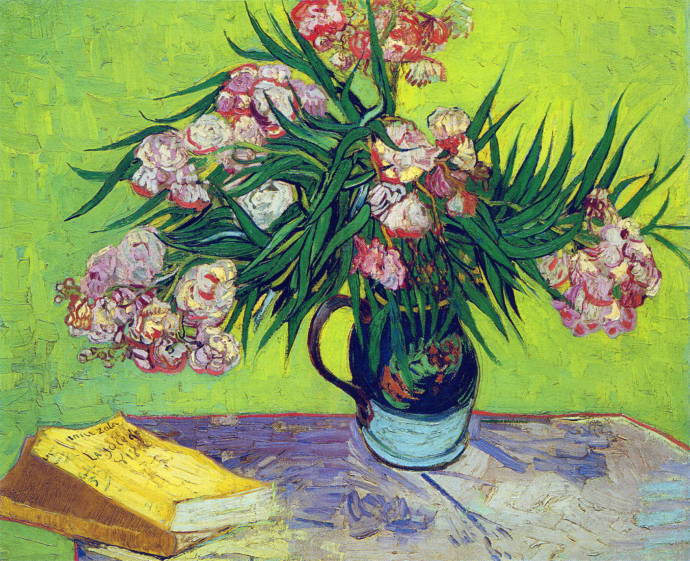 Натюрморт с олеандром / Винсент Вильям Ван Гог - Vincent William van Gogh