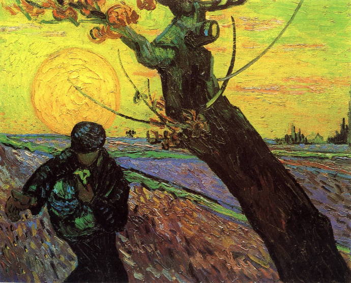 Сеятель 1888 г. / Винсент Вильям Ван Гог - Vincent William van Gogh