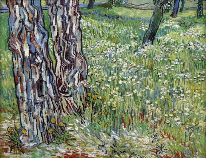 Стволы деревьев / Винсент Вильям Ван Гог - Vincent William van Gogh