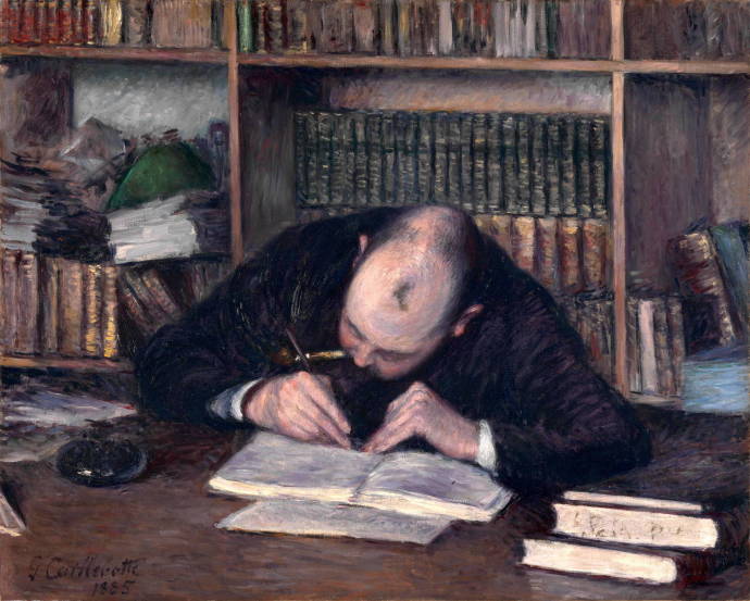 Портрет книготорговца / Густав Кайлеботт - Gustave Caillebotte