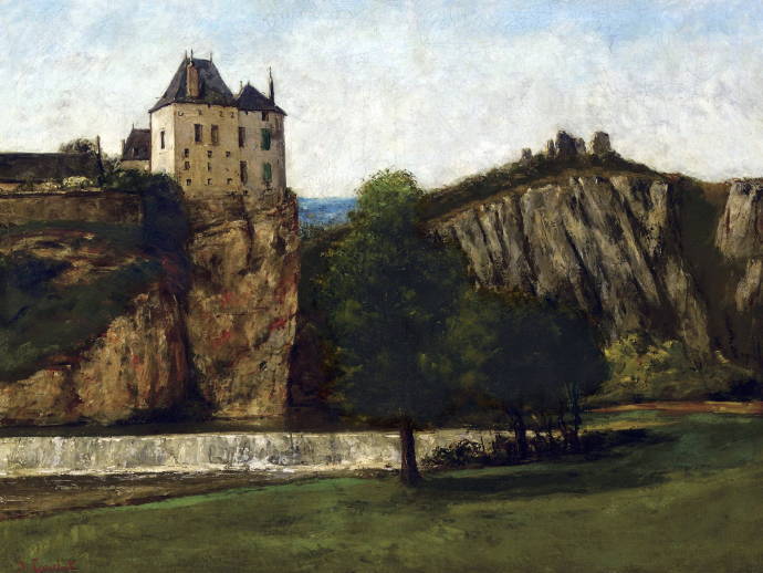 Замок Шато Де Торайз / Густав Курбе - Gustave Courbet