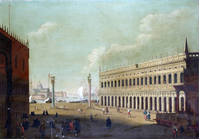 Площадь с видом на Сан Джоржио / Джованни Антонио Каналетто - Giovanni Antonio Canaletto