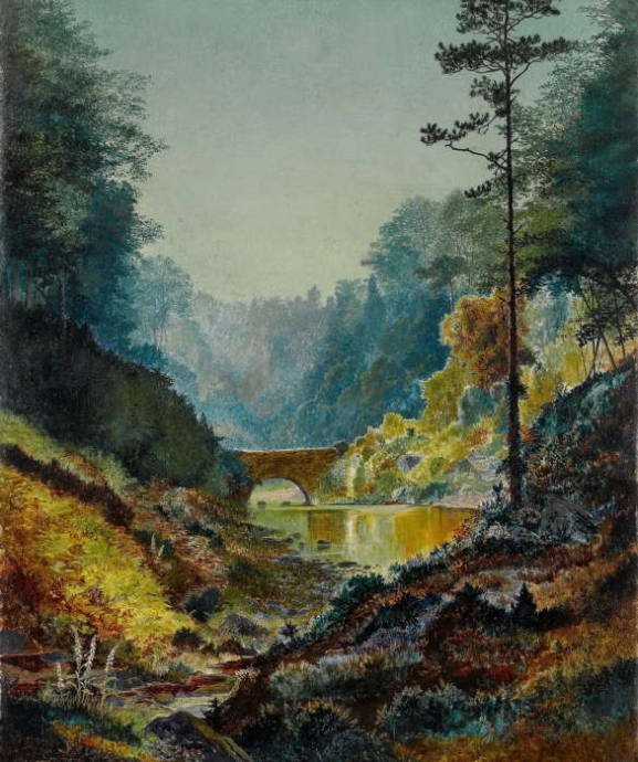 Седьмая арка Адельского леса / Джон Аткинсон Гримшоу - John Atkinson Grimshaw