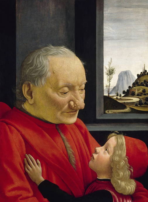 Портрет старца с внуком / Доменико Гирландайо - Domenico Ghirlandaio