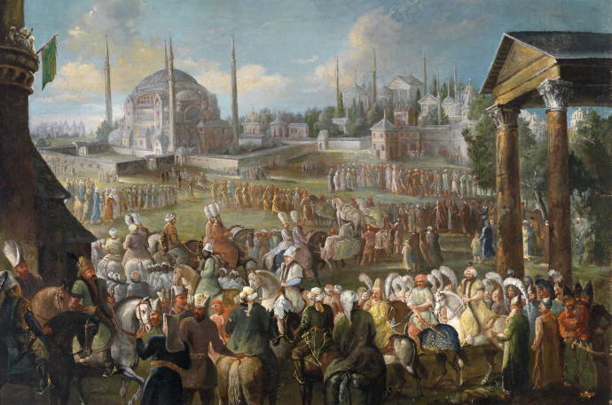Шествие Султана в Стамбуле / Жан Батист Ванмур - Jean Baptiste Vanmour