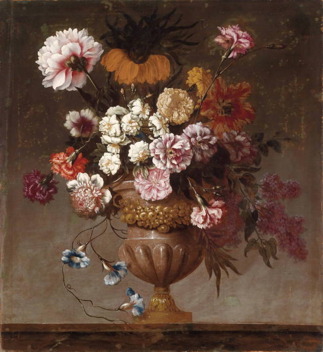 Натюрморт с цветими в вазе / Жан Батист Белин де Фонтене - 