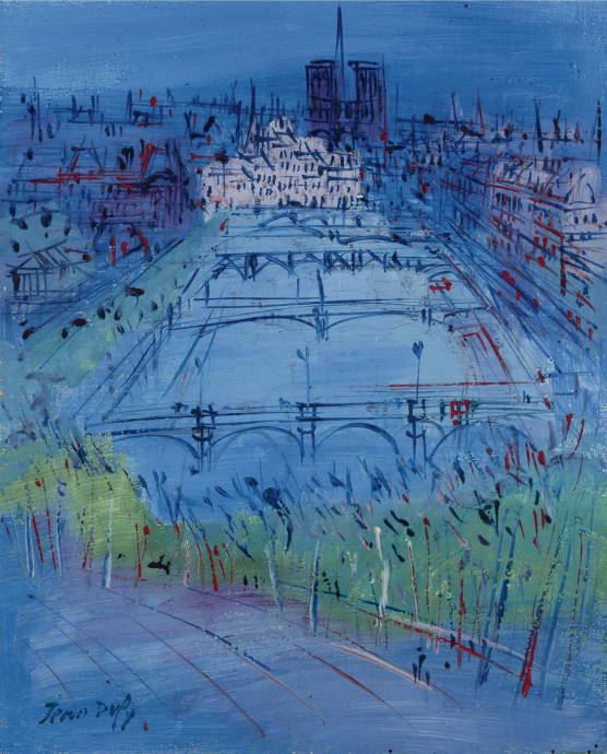Вид на Париж / Жан Дюфи - Jean Dufy