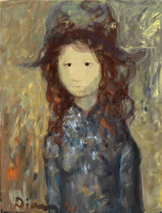 Портрет девочки / Зильфайн Вигни - Silvain Vigny