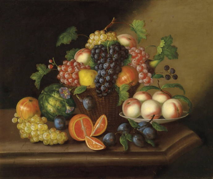 Декоративные фрукты / Йохан Георг Сайтс - Johann Georg Seitz