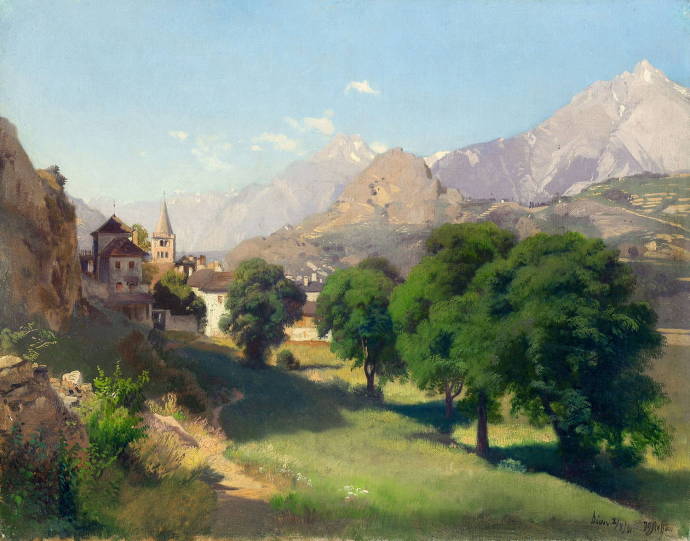 Вале. 1861 г. / Йохан Готфрайд Штефан - Johann Gottfried Stefan