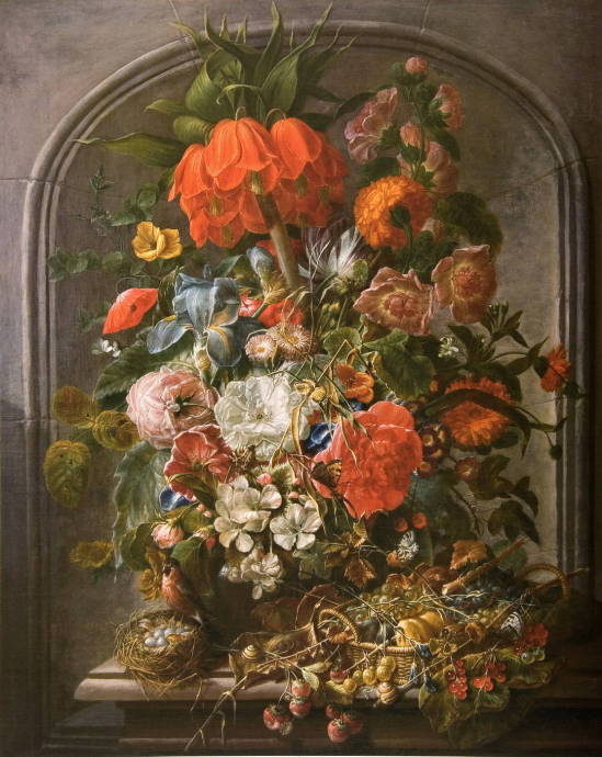 Цветы и фрукты / Йоханн Бабтист Дрехслер - Johann Baptist Drechsler