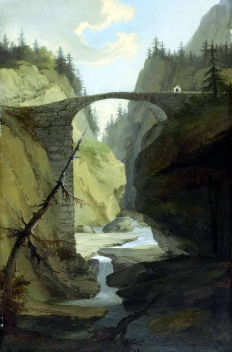 Мост над рекой / Каспар Вольф - Kaspar Wolf