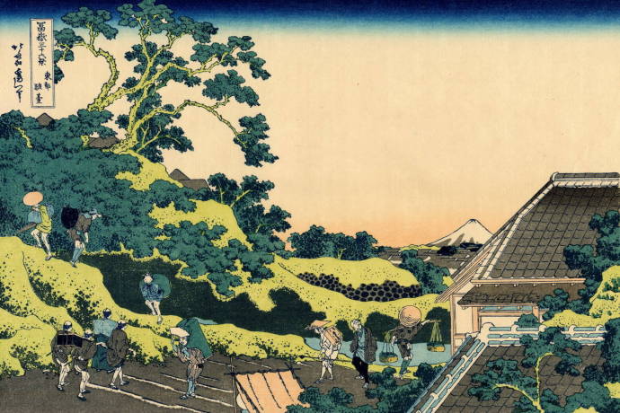 Вид на Фудзи с перевала Мисима / Кацусика Хокусай - Katsushika Hokusai