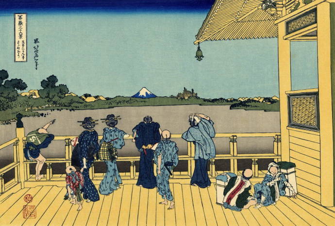 Гохяку ракандзи садзаэдо / Кацусика Хокусай - Katsushika Hokusai