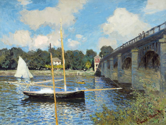 Мост через Сену близ Аржантея / Клод Оскар Моне - Claude Oscar Monet