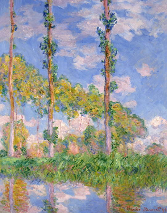 Тополя на солнце / Клод Оскар Моне - Claude Oscar Monet