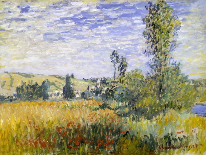 Пейзаж в Ветюле / Клод Оскар Моне - Claude Oscar Monet