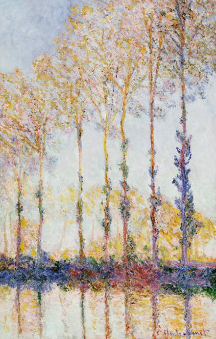 Тополя. 1891 г. / Клод Оскар Моне - Claude Oscar Monet