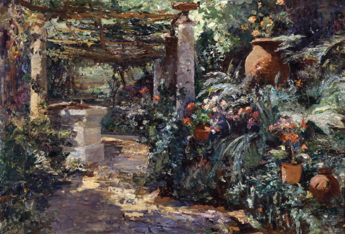 Пейзаж с садом / Лиа фон Литтроу - Lea von Littrow