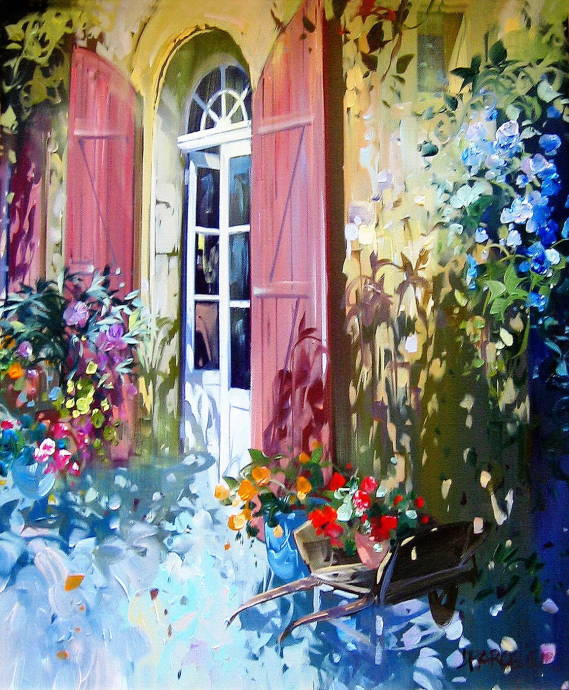 Дверь, полная цветов / Лоран Парселье - Laurent Parcelier