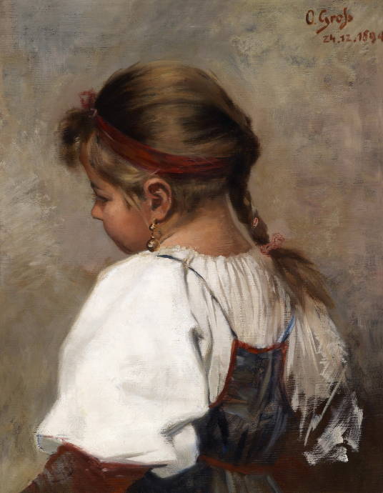 Девочка. 1894 г. / Отто Гросс - Otto Gross 