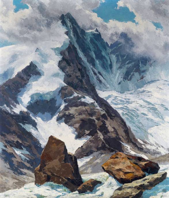 Гора Гросглокнер. 1938 г. / Отто Клар - Otto Klar