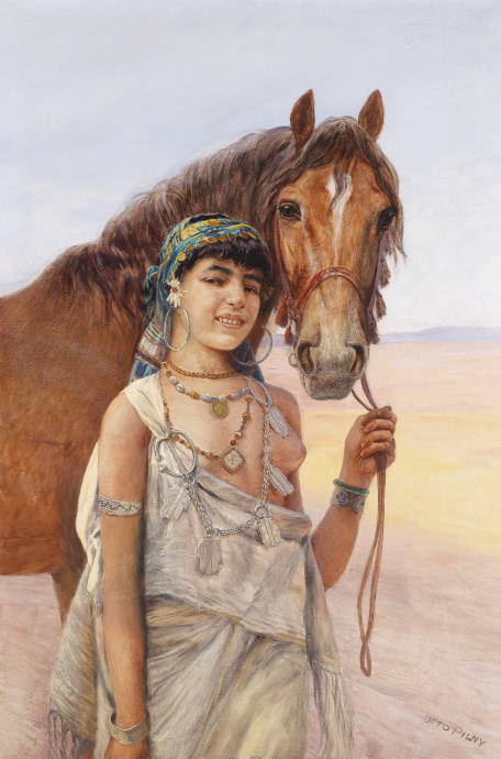 Девушка с лошадью / Отто Пилни - Otto Pilny