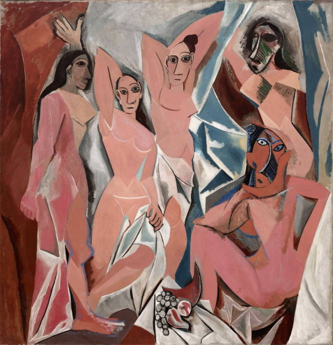 Авиньйонские девицы. 1907 г. / Пабло Руиц Пикассо - Pablo Ruiz Picasso
