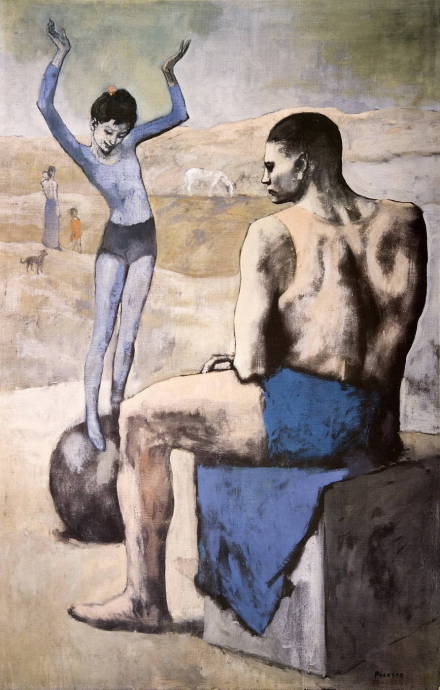 Девочка на шаре. 1905 г. / Пабло Руиц Пикассо - Pablo Ruiz Picasso