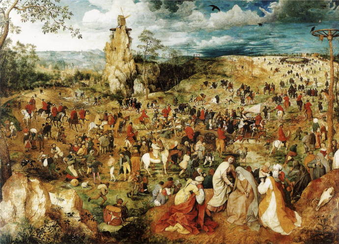 Шествие на Голгофу / Питер Брейгель cт. - Pieter Bruegel the Elder