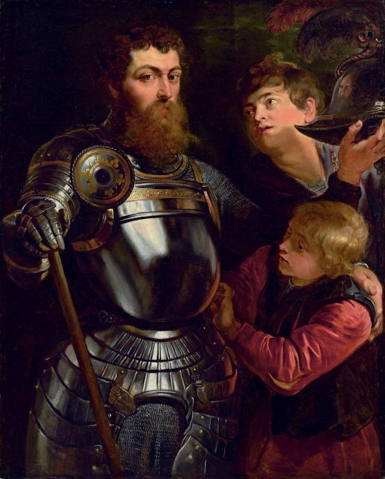 Полководец, снаряжающийся в битву / Питер Поль Рубенс - Peter Paul Rubens
